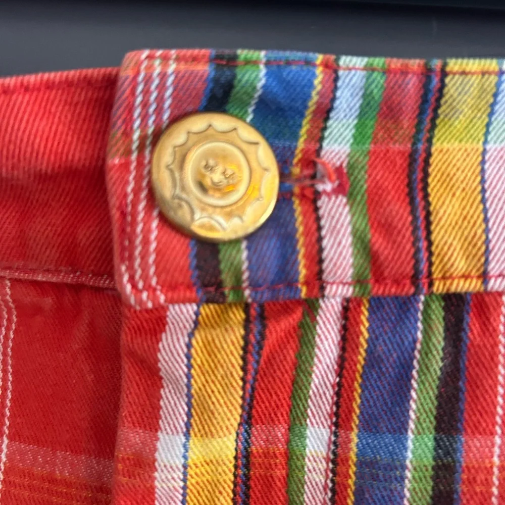 Big Bud Press Work Pants Short | 5XL, Old Sizing | Plaid Multicolor RARE